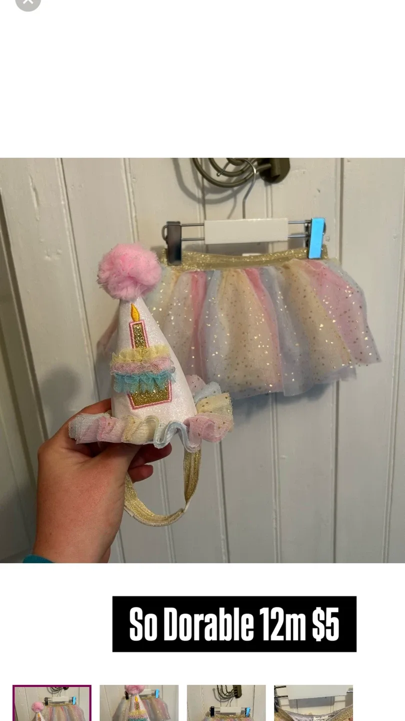 So Dorable Tutu & Headband Set - 12m