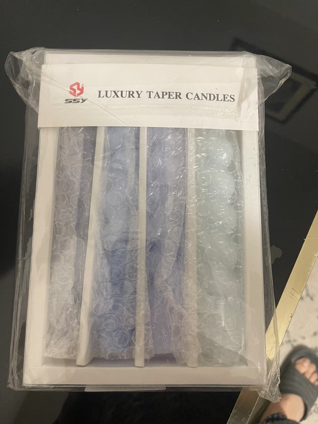 SSY Luxury Taper Candles, New in Box