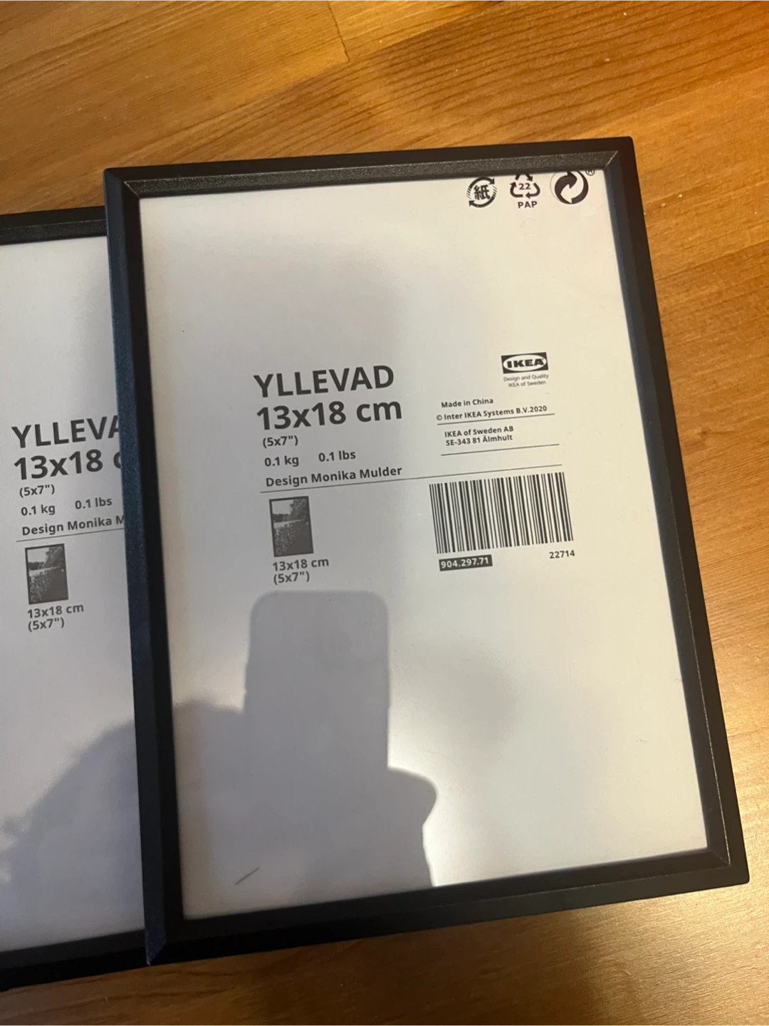 IKEA Yllevad 13x18 cm (5x7") Picture Frames - Set of 8 - photo 2