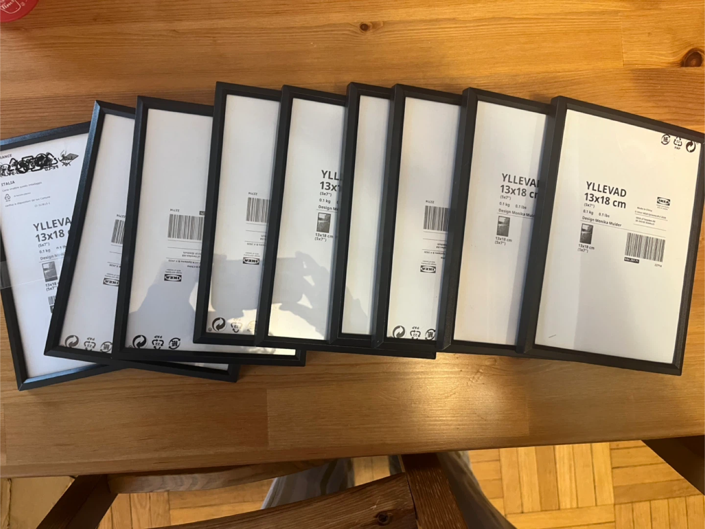 IKEA Yllevad 13x18 cm (5x7") Picture Frames - Set of 8