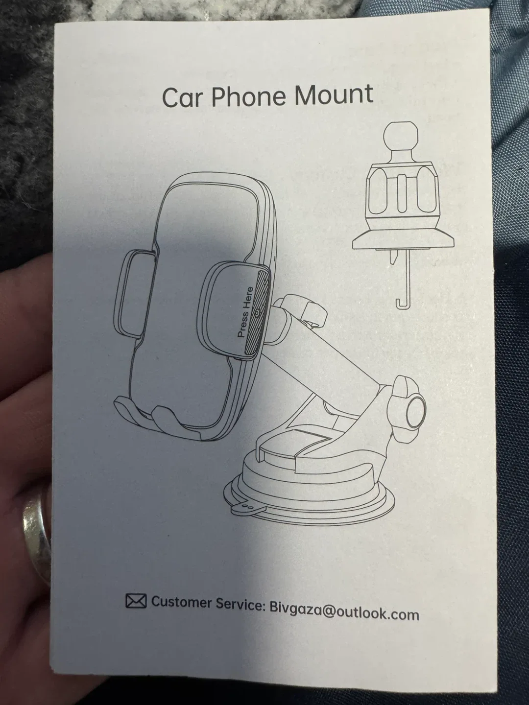Car Phone Mount - New in Box image indicator(3)