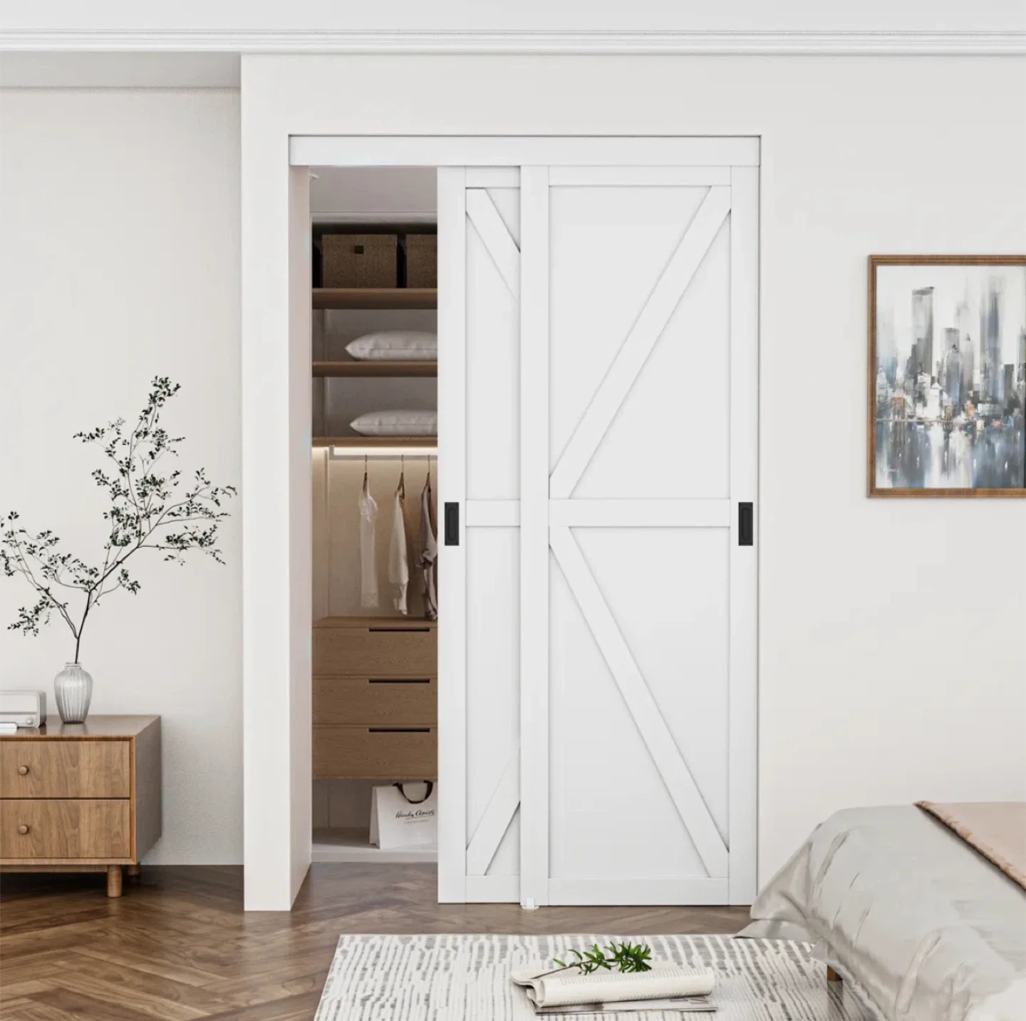 2 x Home Worthy Sliding Closet Door 48" x 80" $300 each image indicator(6)