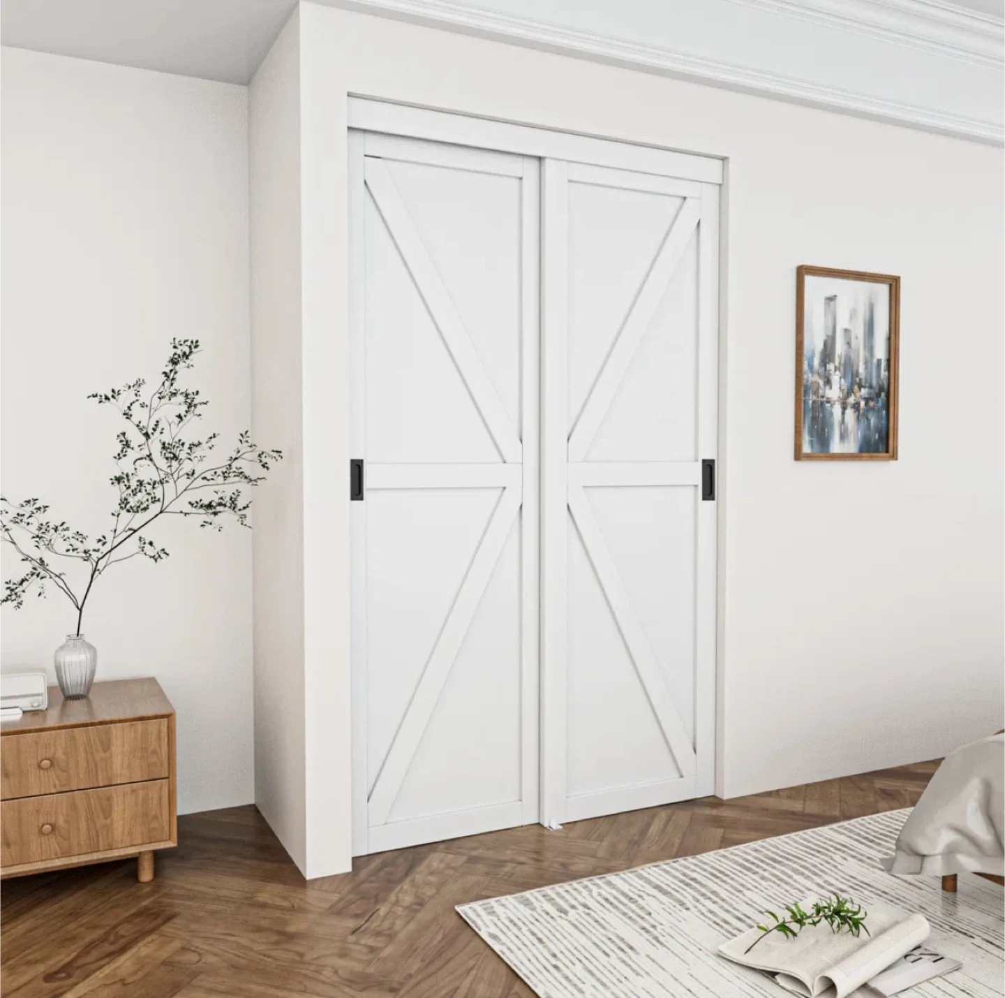 2 x Home Worthy Sliding Closet Door 48" x 80" $300 each image indicator(3)