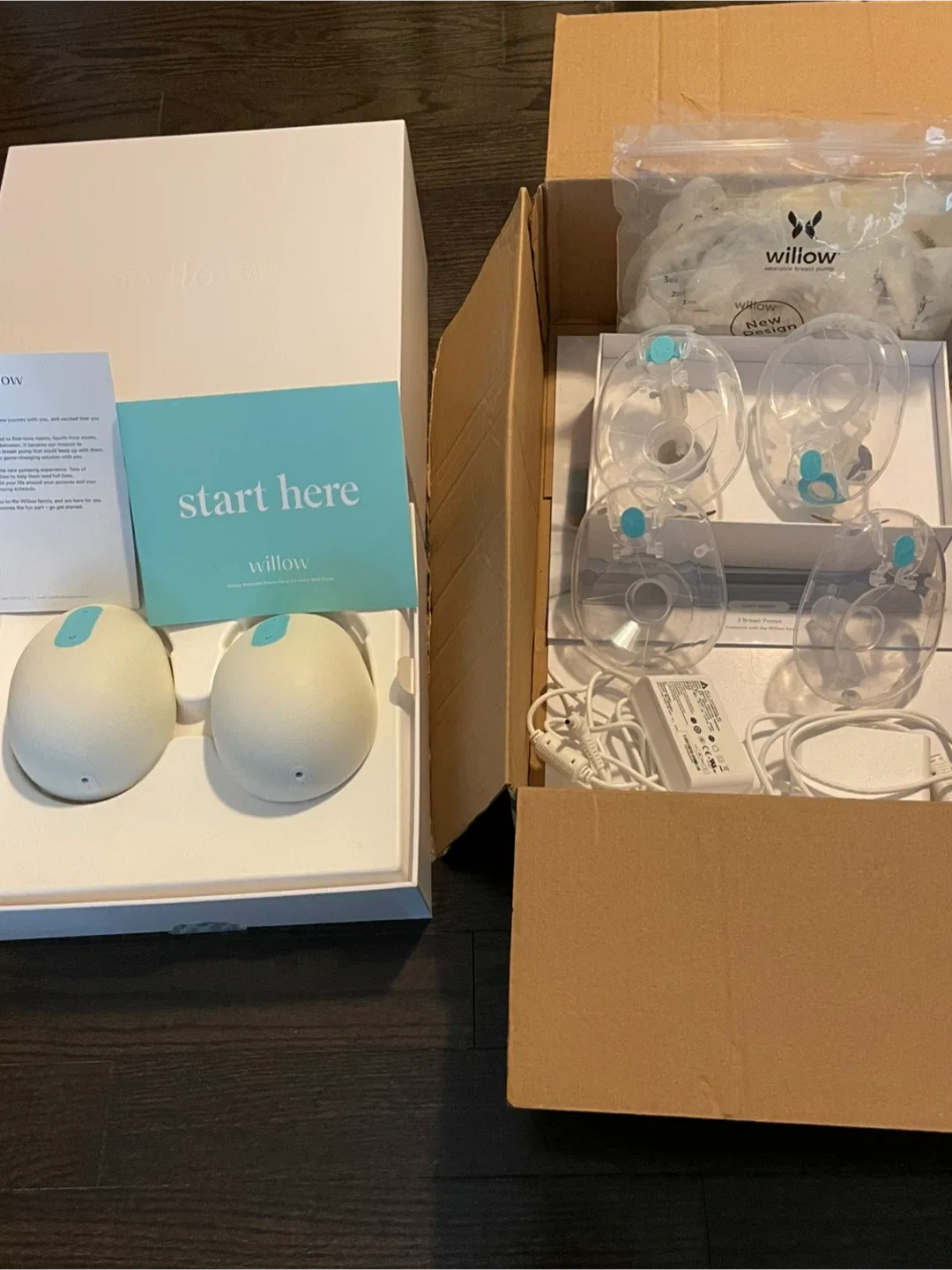 Willow Wearable Breast Pump 2.0 with Accessories image indicator(2)