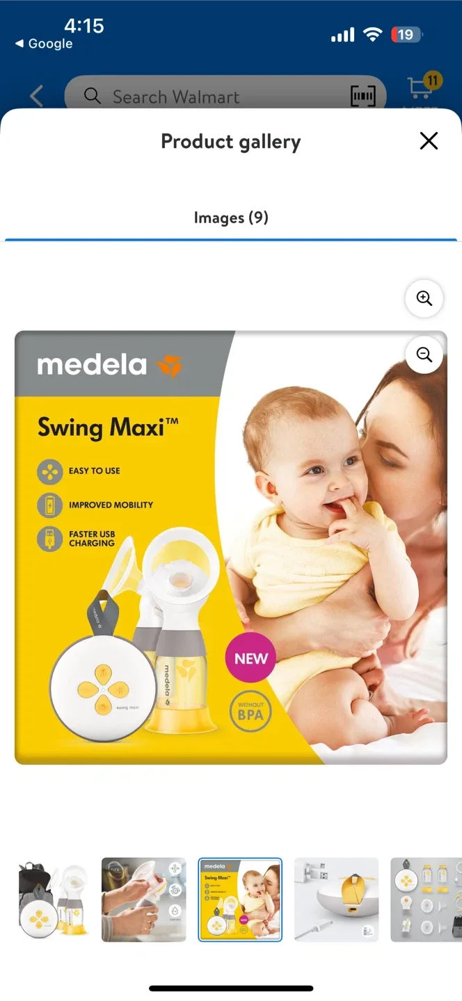 Medela Swing Maxi Double Electric Breast Pump image indicator(9)