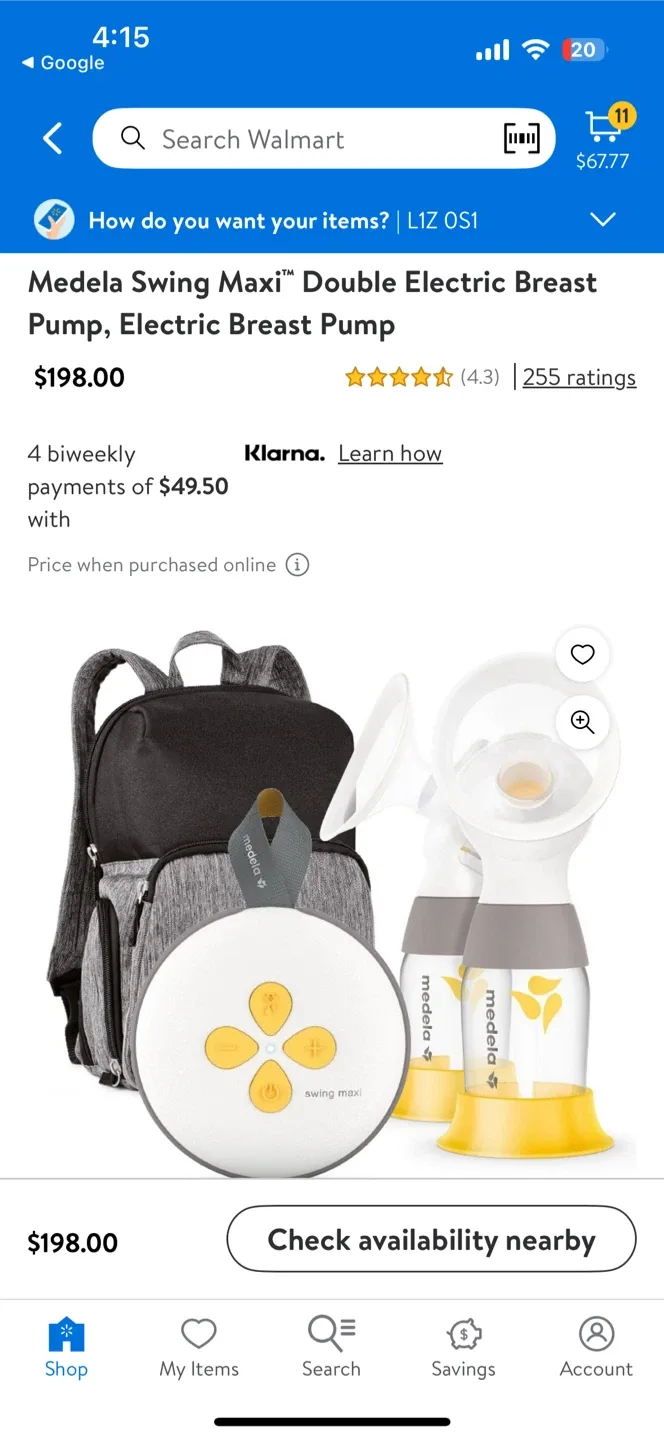 Medela Swing Maxi Double Electric Breast Pump image indicator(10)