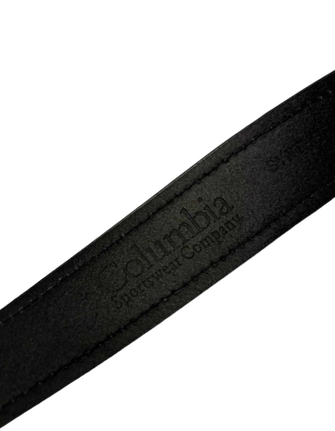 Columbia Black Leather Belt - Size M (34-36) - photo 3