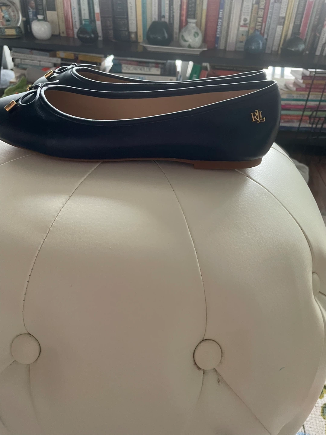 Ralph Lauren Navy Blue Ballet Flats - photo 2