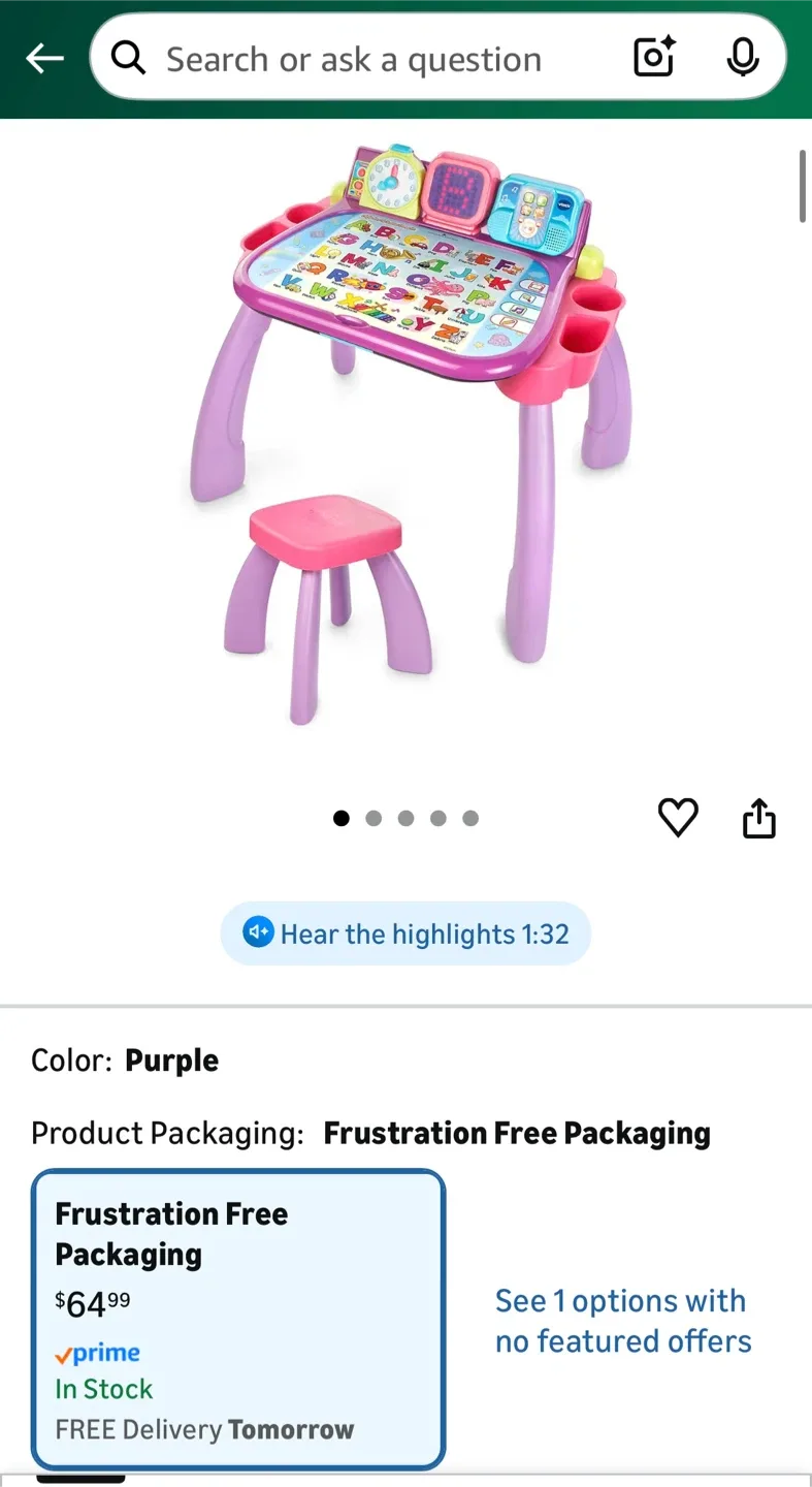 VTech Touch and Learn Activity Desk - Fully Functional image indicator(3)