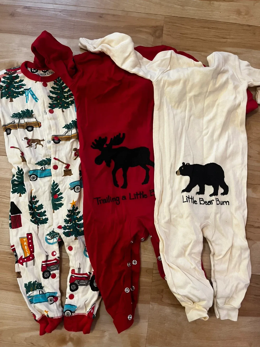 Little Blue House Holiday Christmas 12-18M Baby Sleepers