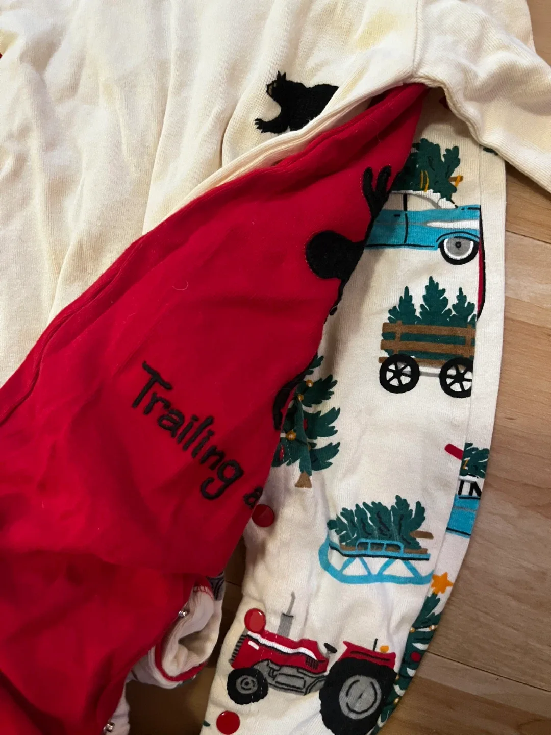 Little Blue House Holiday Christmas 12-18M Baby Sleepers image indicator(5)