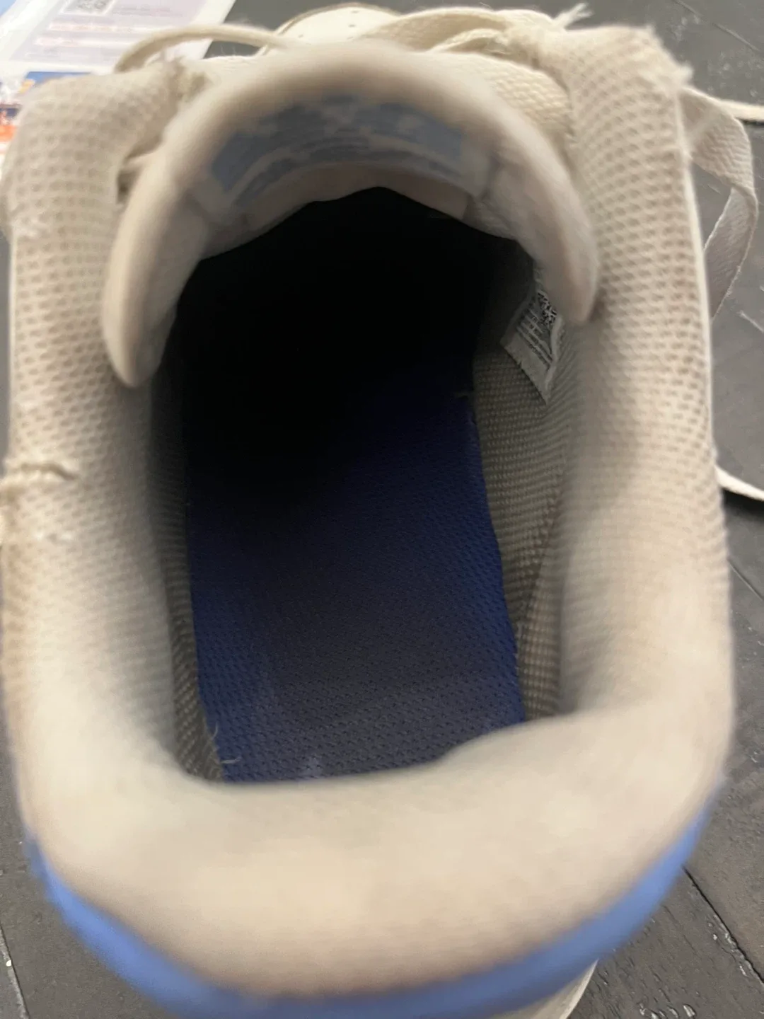 Women's Nike Air Force 1 Low White Blue Size 8 image indicator(5)