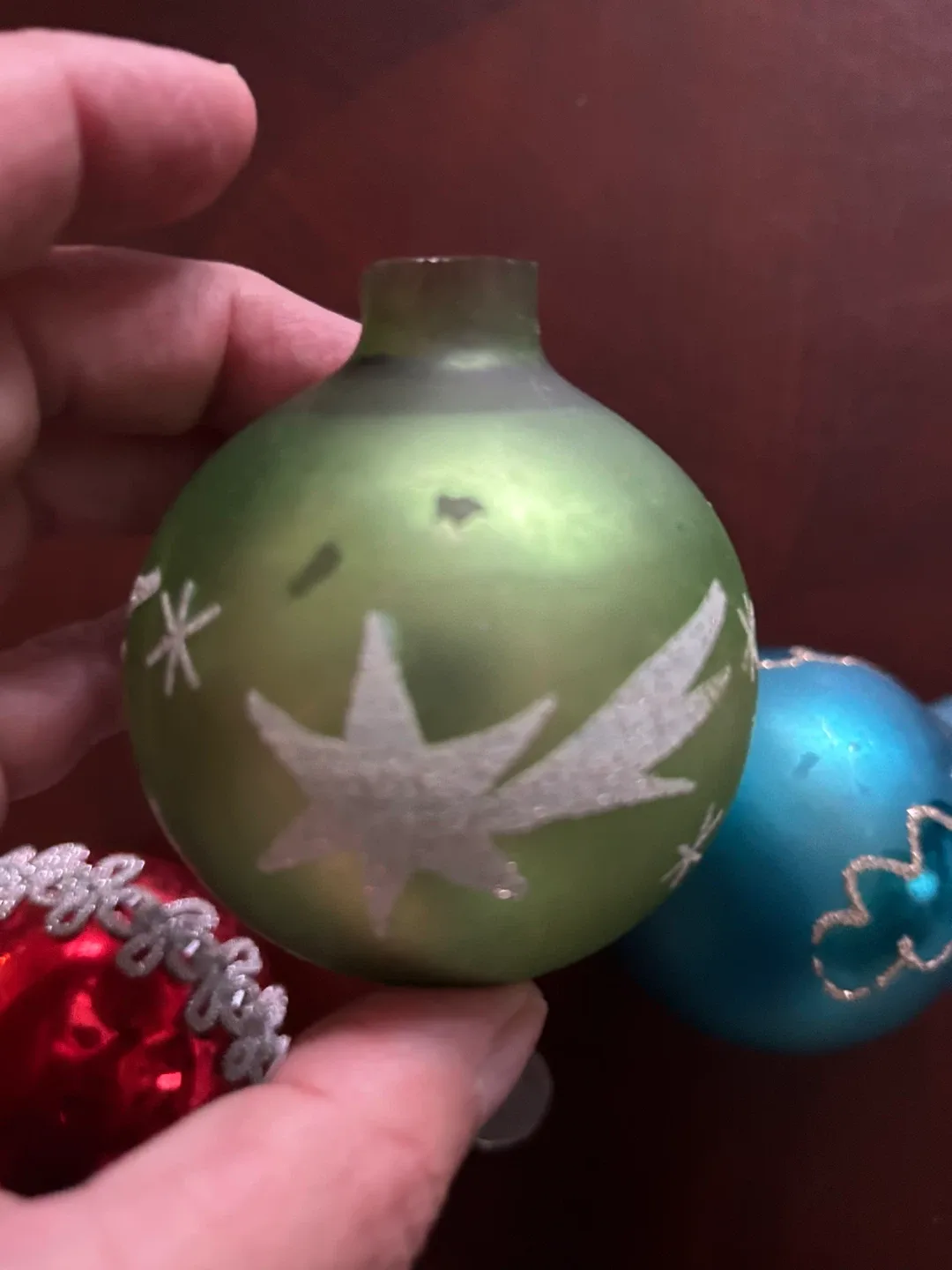 $8 mixed lot of 10 Xmas bulbs Christmas tree decorations image indicator(10)