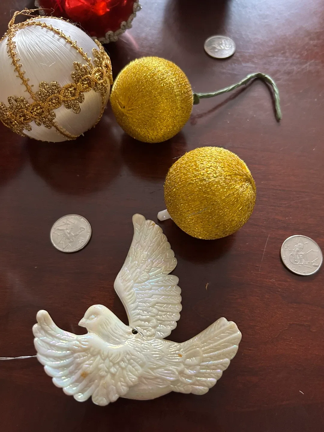 $8 mixed lot of 10 Xmas bulbs Christmas tree decorations image indicator(7)