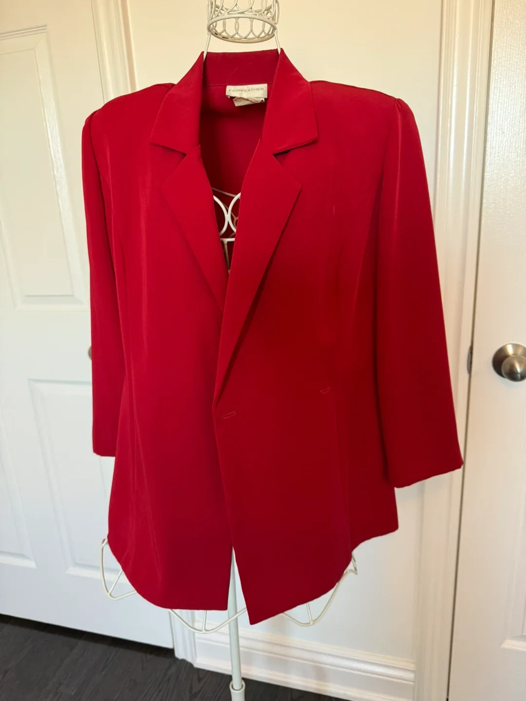Radiant Red Blazer - Size 8