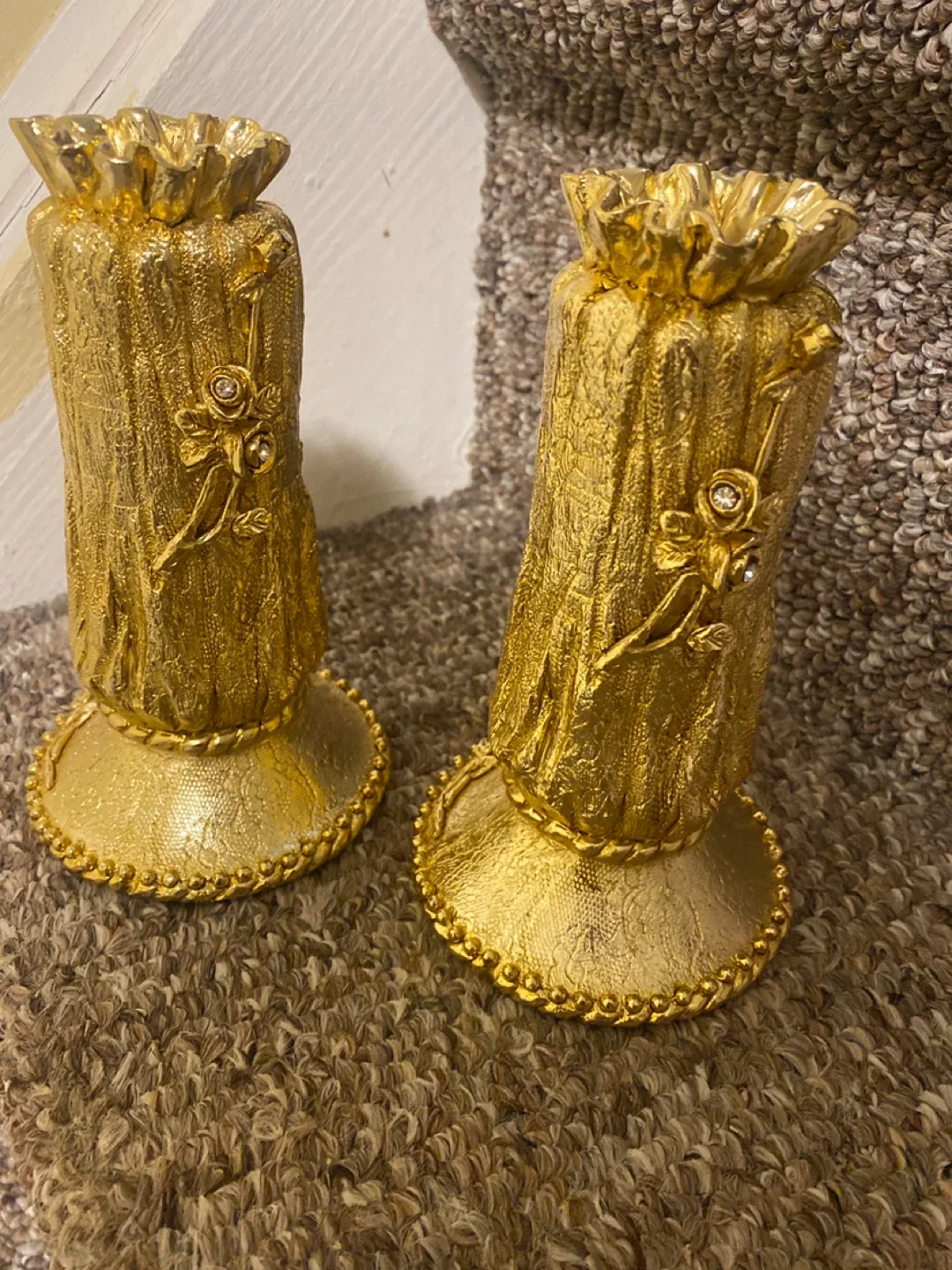 Gold Decorative candleholder
