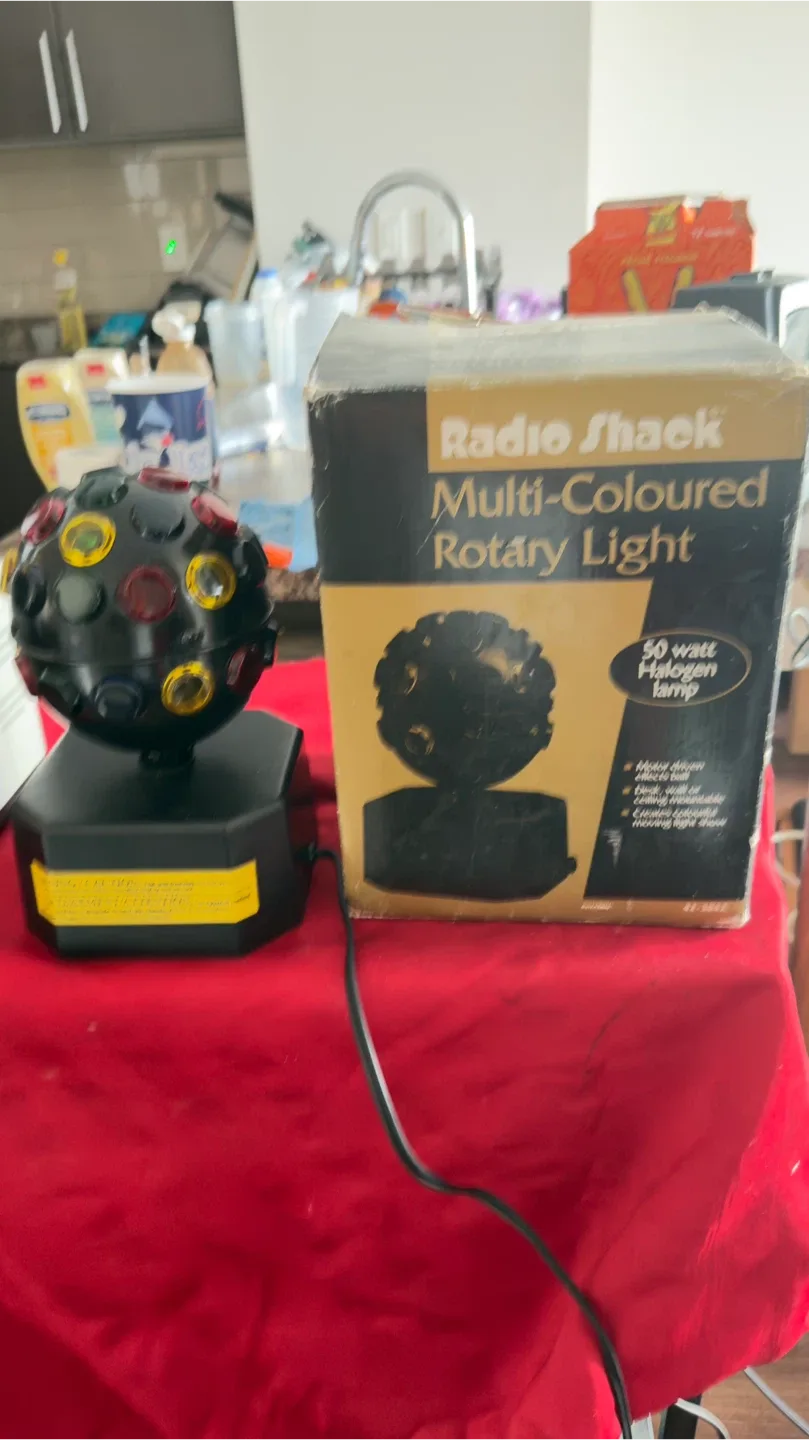 Radio Shack Multi-Coloured Rotary Light