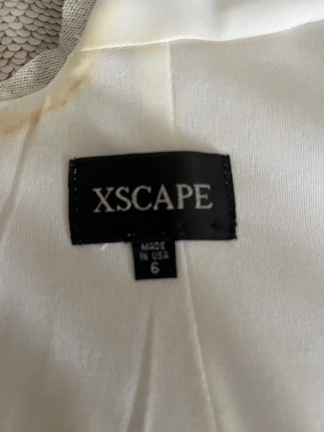 Xscape Sequin Dress - Size 6 - photo 5
