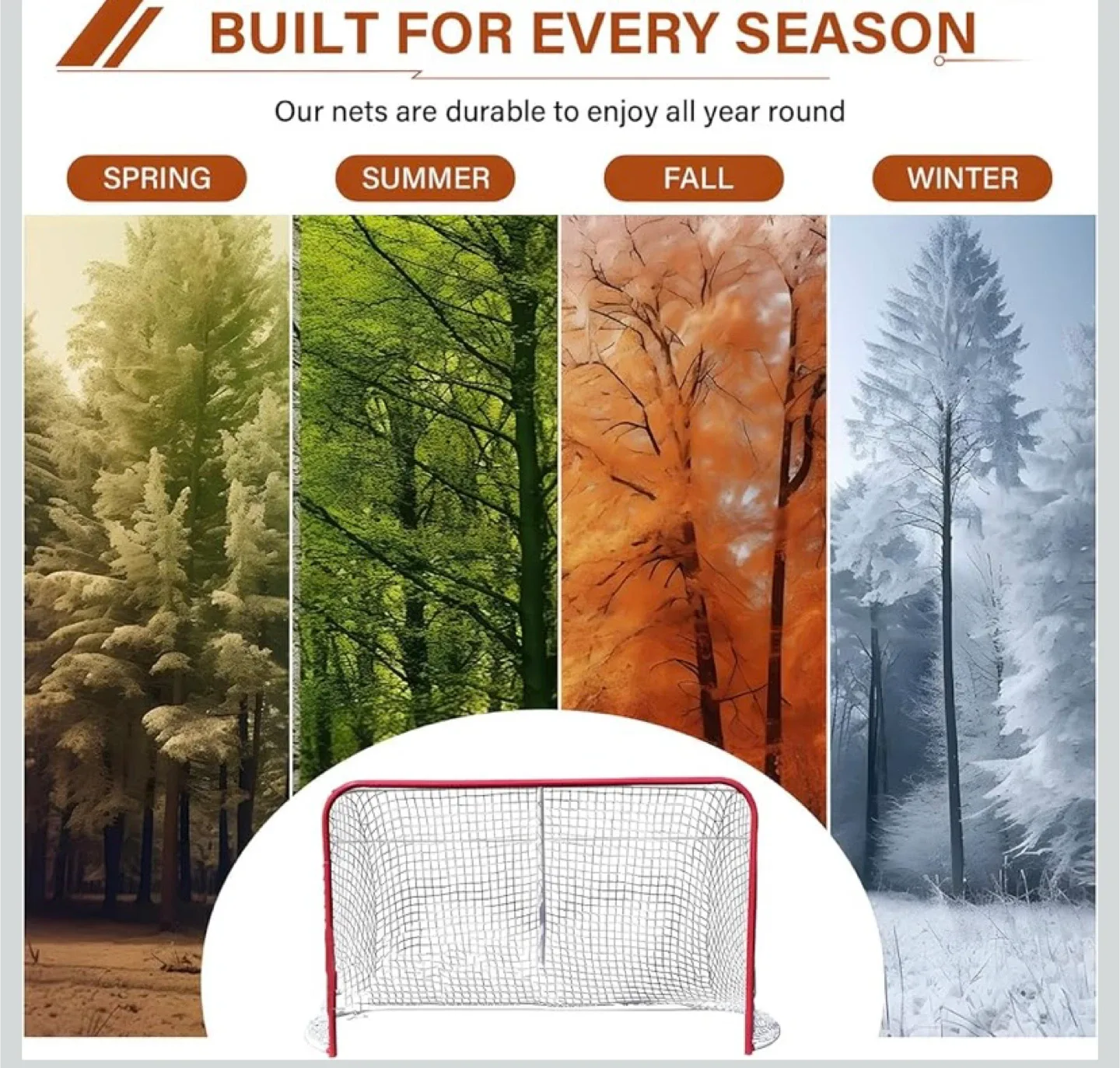 New 72” Steel Hockey Net image indicator(5)