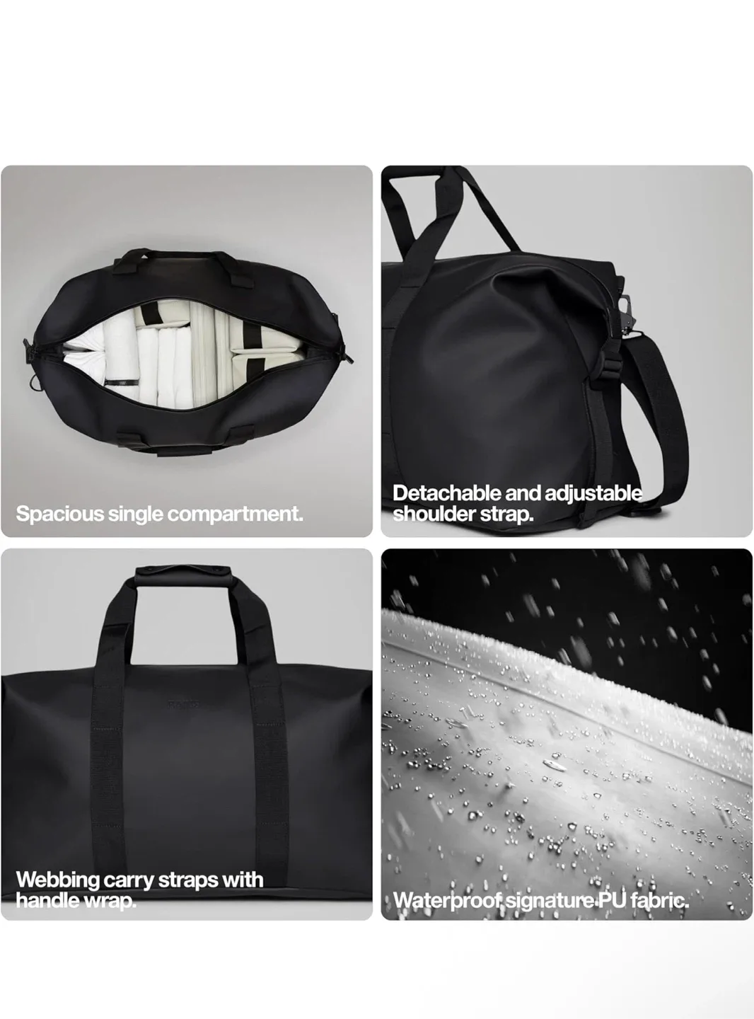 RAINS Waterproof Duffel Bag image indicator(6)