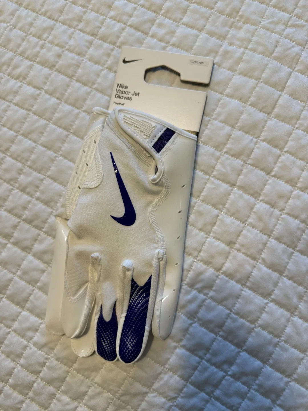 Nike Vapor Jet Football Gloves - White