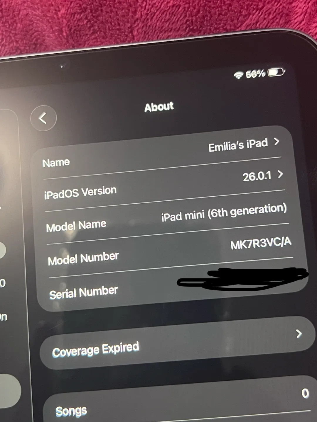 *NEED GONE TODAY*  iPad Mini (A17 Pro) 6th Gen Purple 64gb image indicator(3)