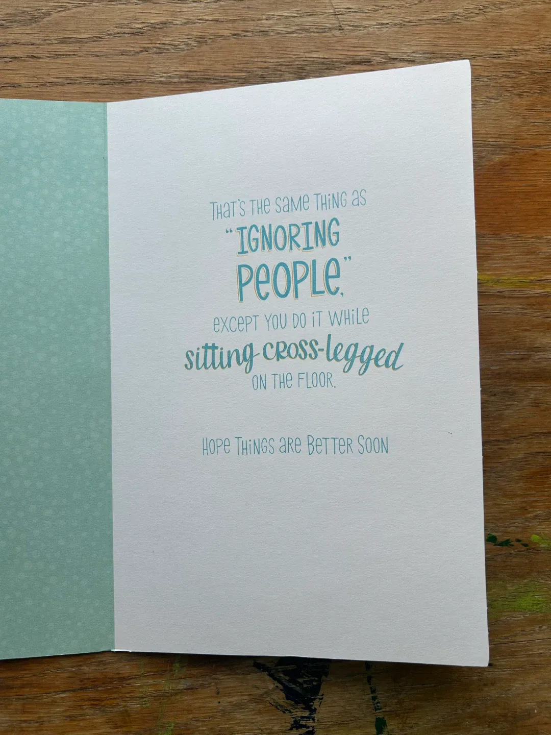 Greeting card image indicator(2)