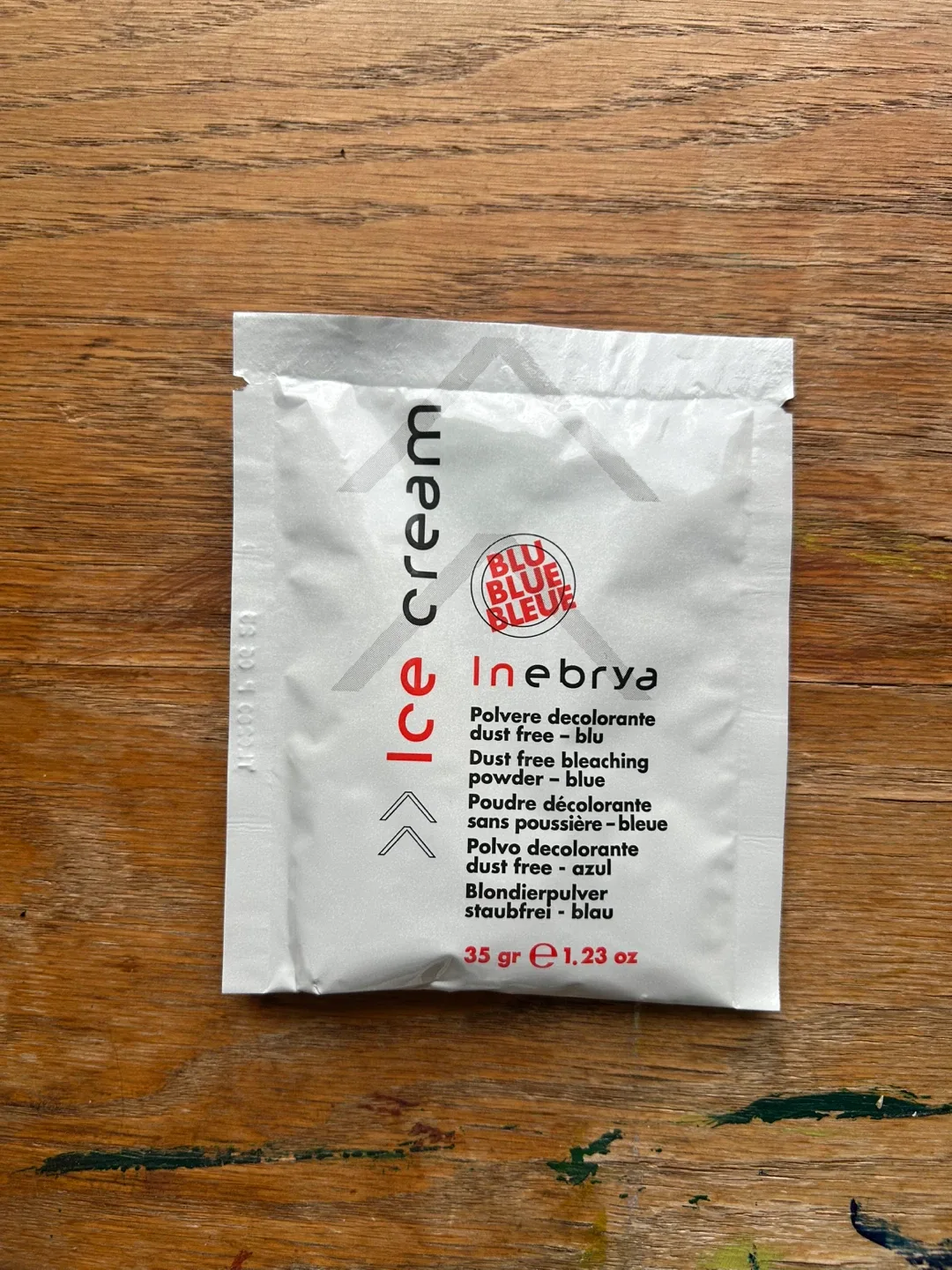 Inebrya Ice Cream Blu Bleach Powder 35g