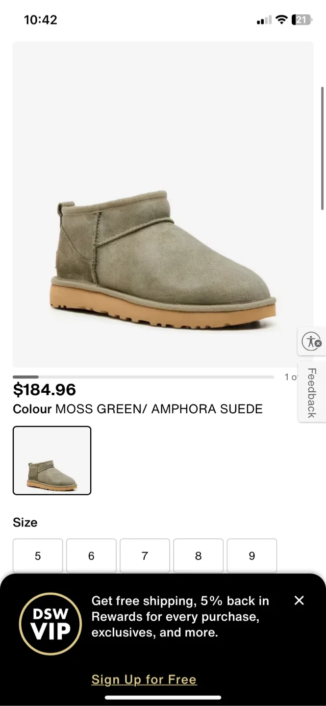 UGG Mini Boots, Size 6 image indicator(5)