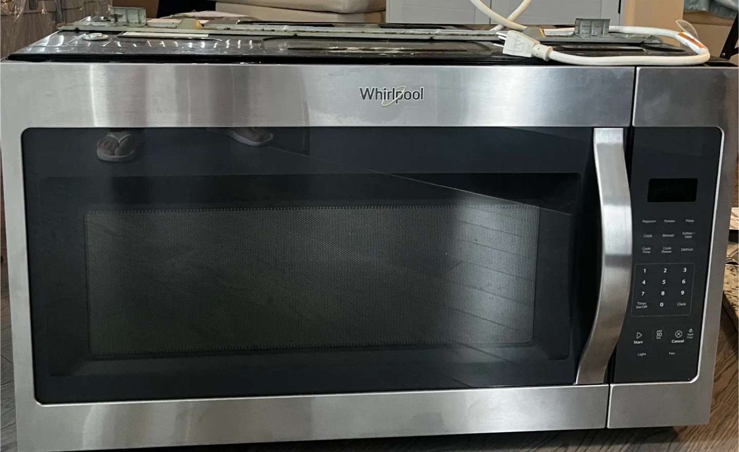 Whirlpool Stainless Steel Microwave