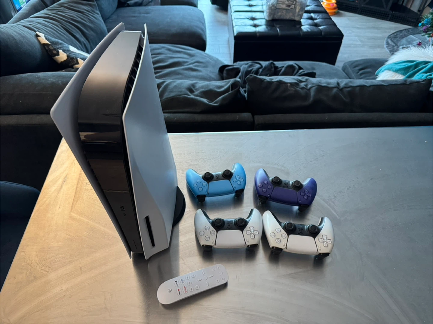 PlayStation 5 (PS5) Console + 4 Controllers + Remote