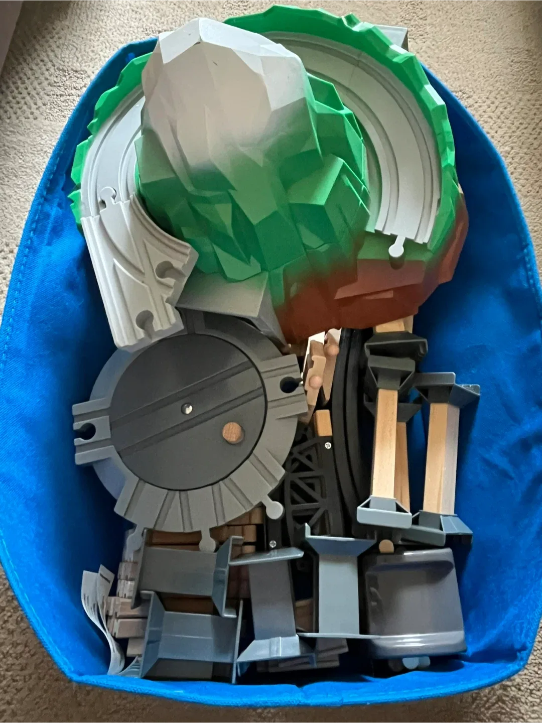 Imagination Metro Line Train Table with Wooden Train Set image indicator(5)