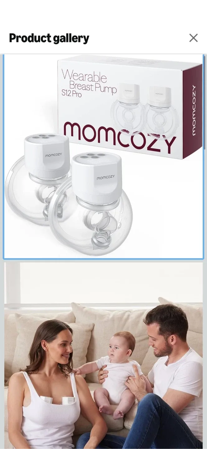 New Momcozy Hands-Free Breast Pump S12 Pro