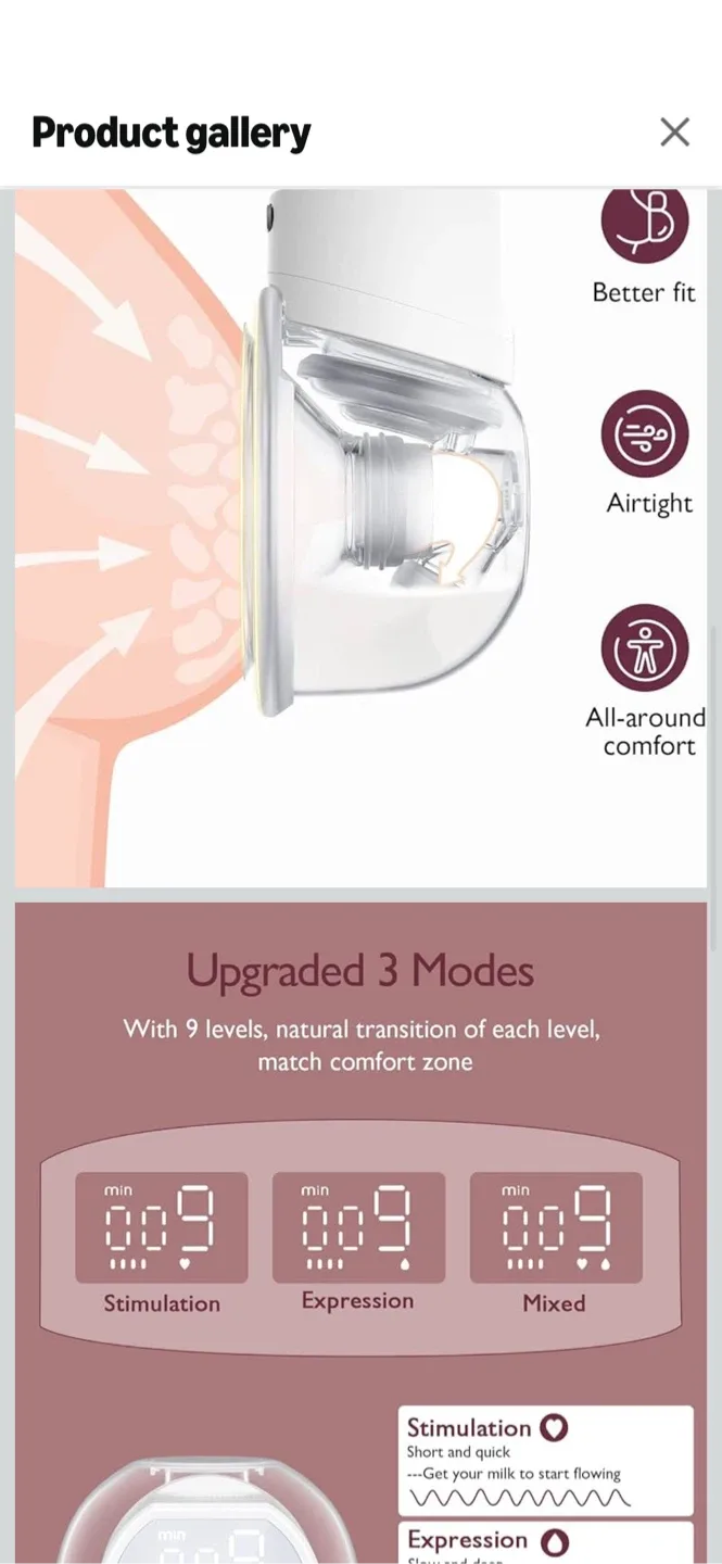 New Momcozy Hands-Free Breast Pump S12 Pro image indicator(2)