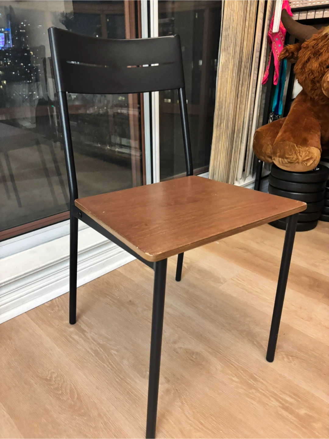 Black & Wood Kitchen/Dining Chair IKEA - photo 2