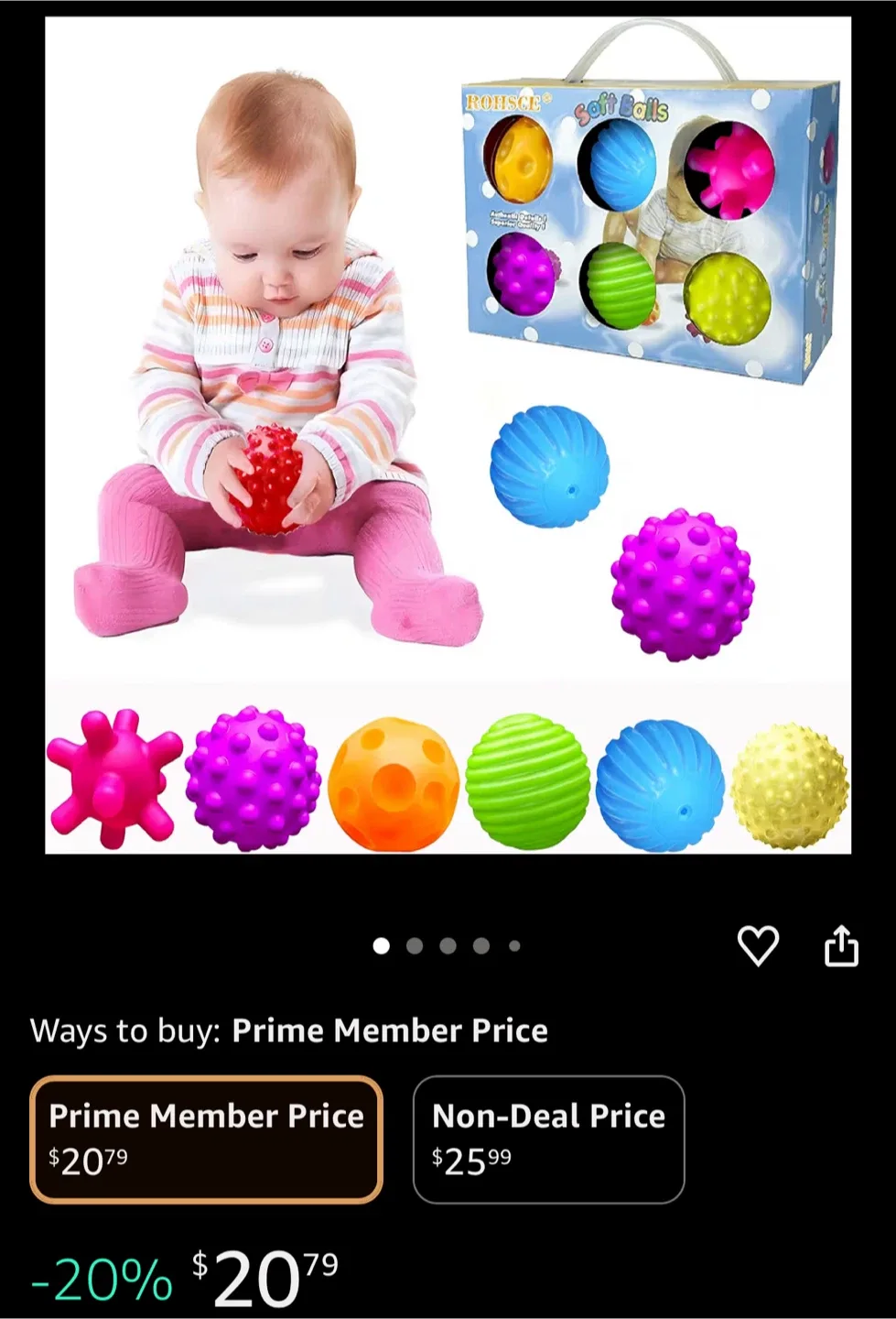 Sensory Balls for babies image indicator(2)