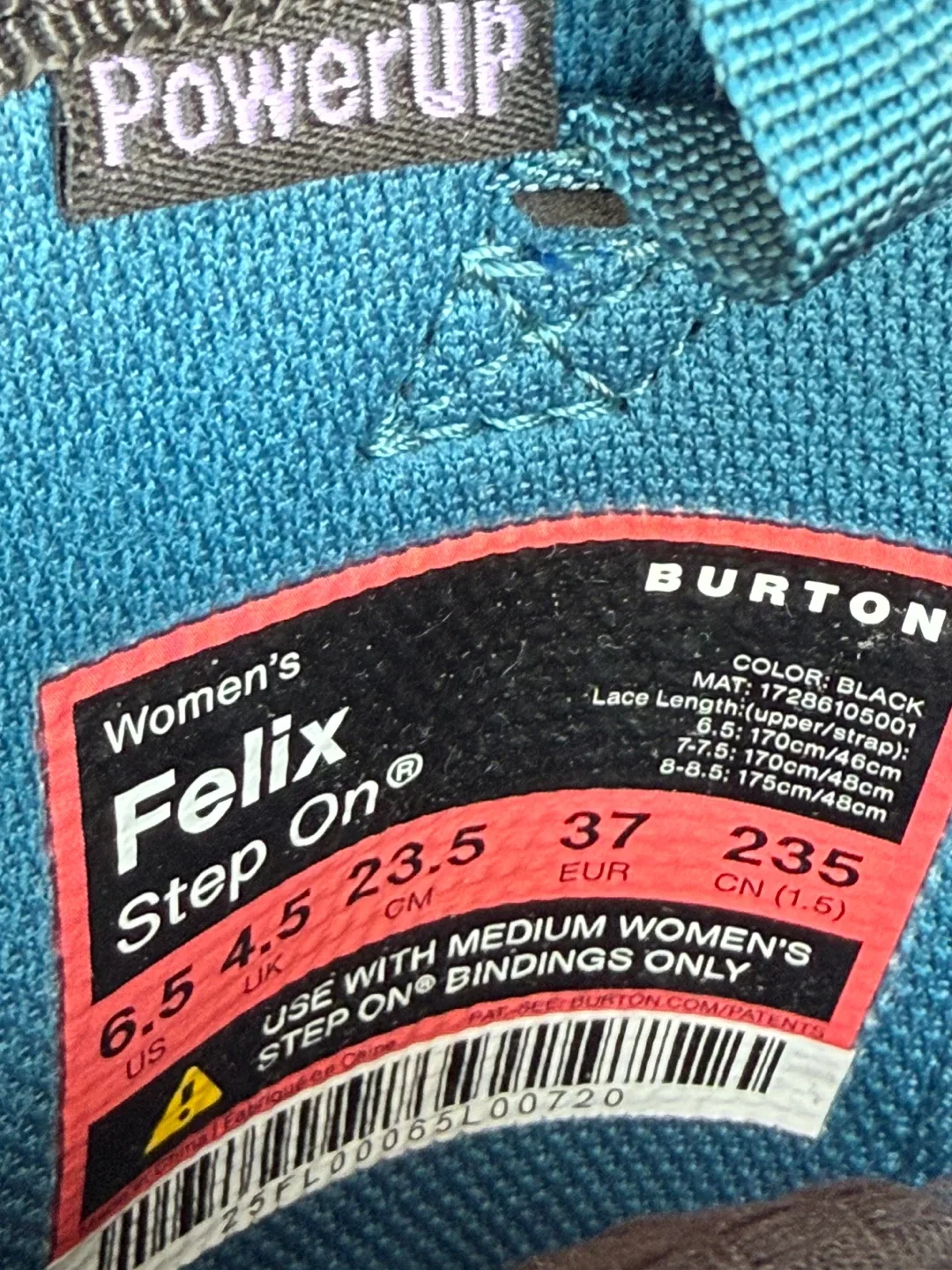 Burton Felix Step On Women's Snowboard Boots - Size 6.5 image indicator(4)