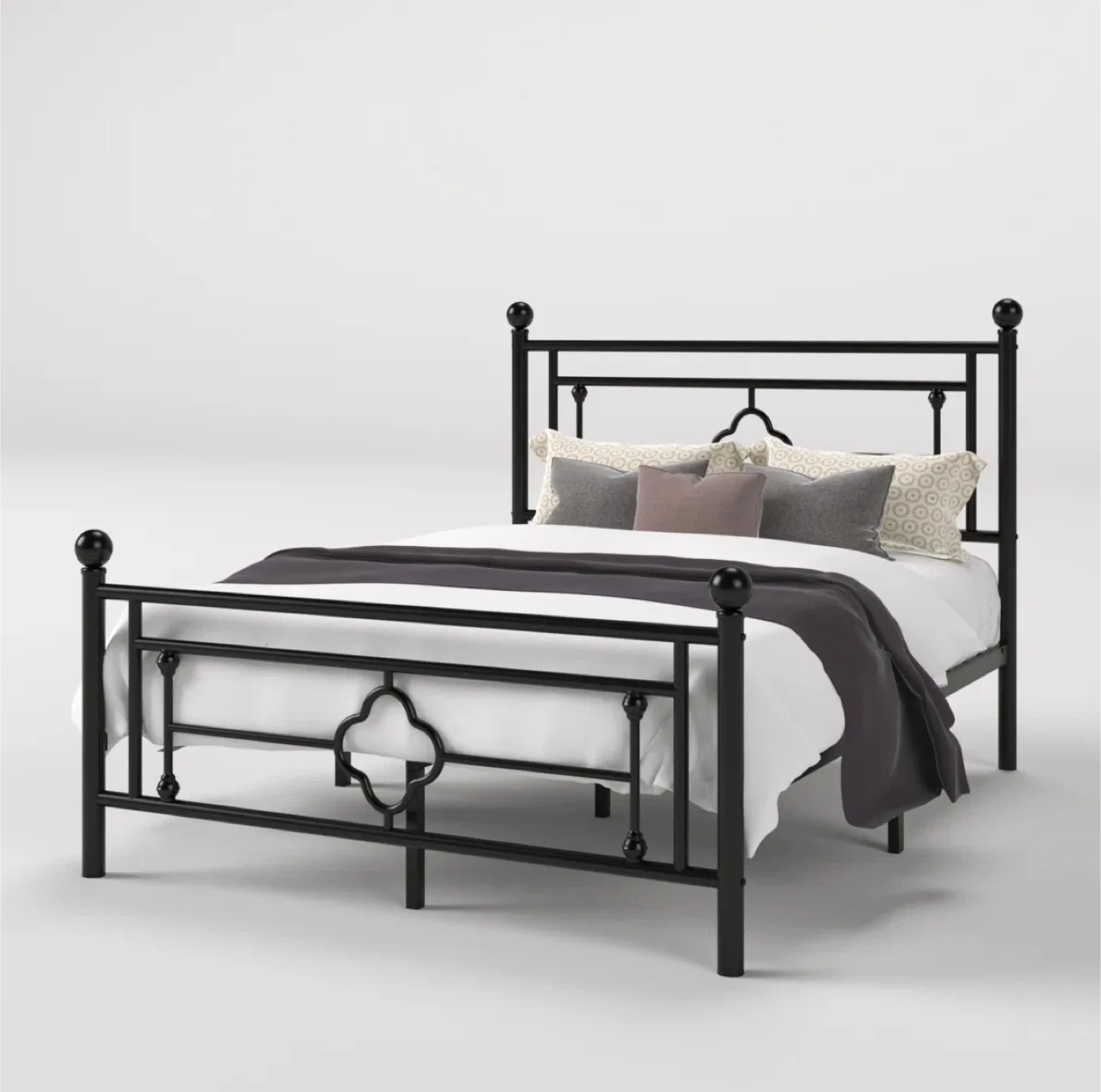 Lark Manor Full Size Bed Frame - Black