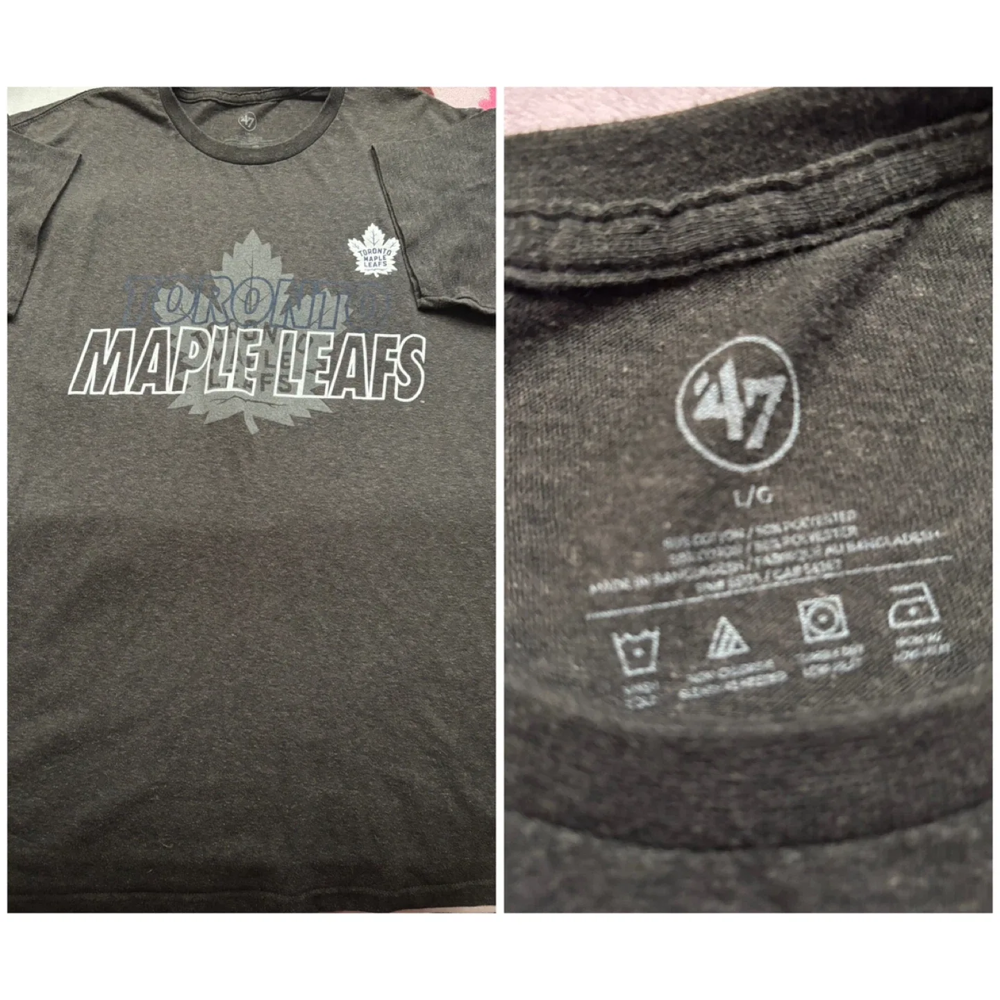 ('47 Brand) Toronto Maple Leafs T-Shirt - Size Men Large