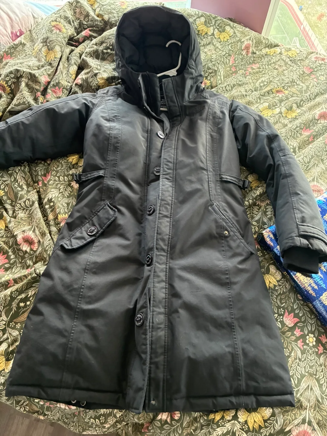 North face winter parka