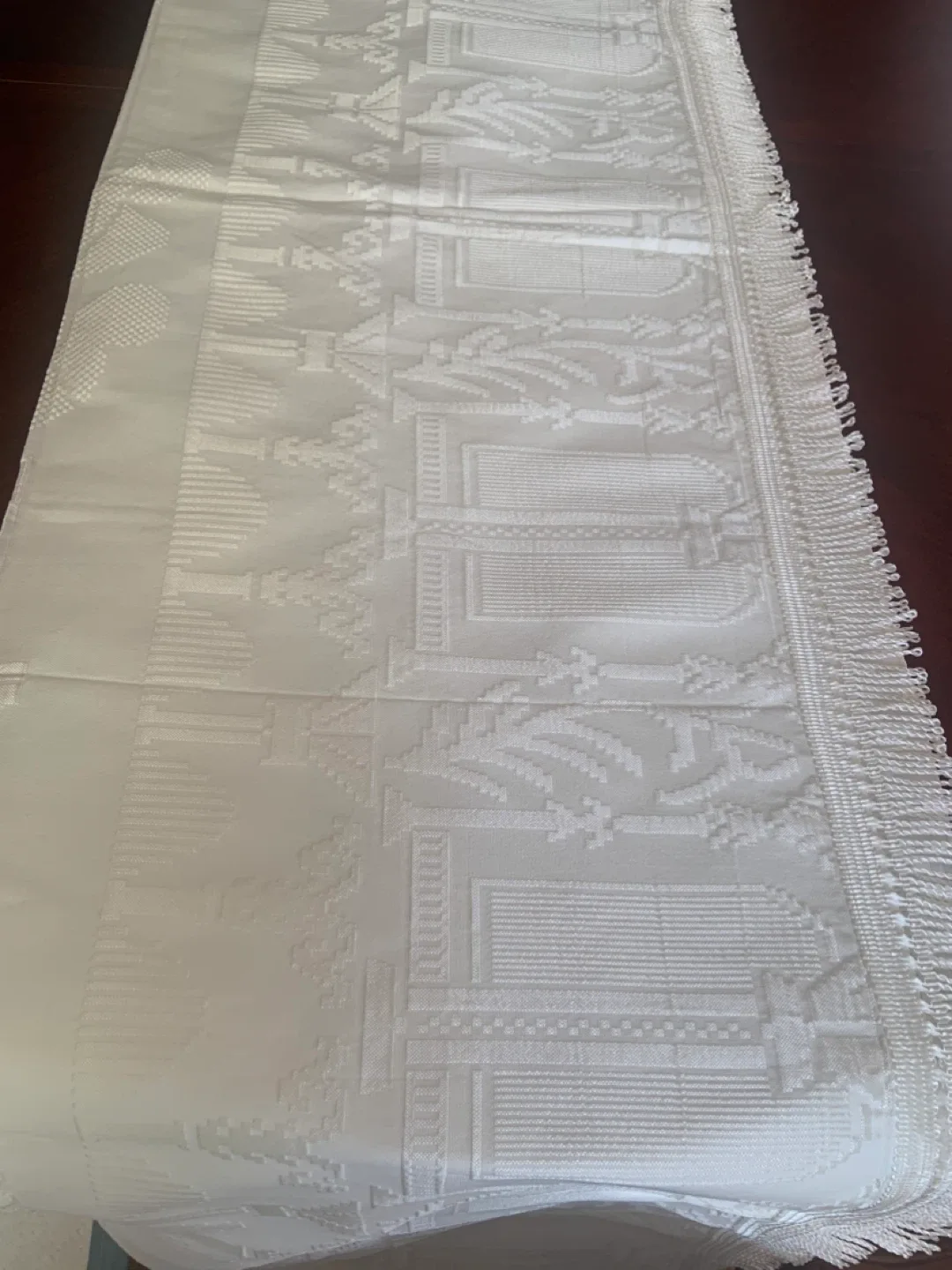 NEW RELIGIOUS SACRED MARY EUROPEAN BEDSPREAD image indicator(8)