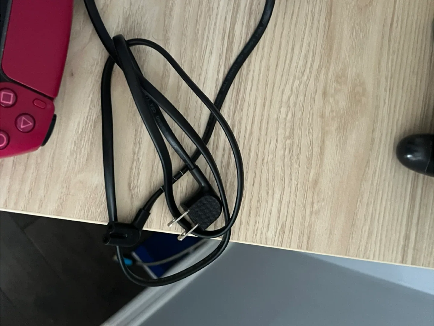 PS5 and Dualsense Controller - Red, with power cable image indicator(3)