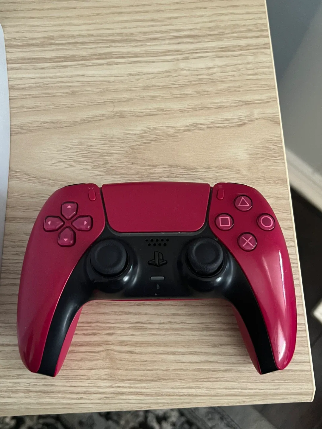 PS5 and Dualsense Controller - Red, with power cable image indicator(2)