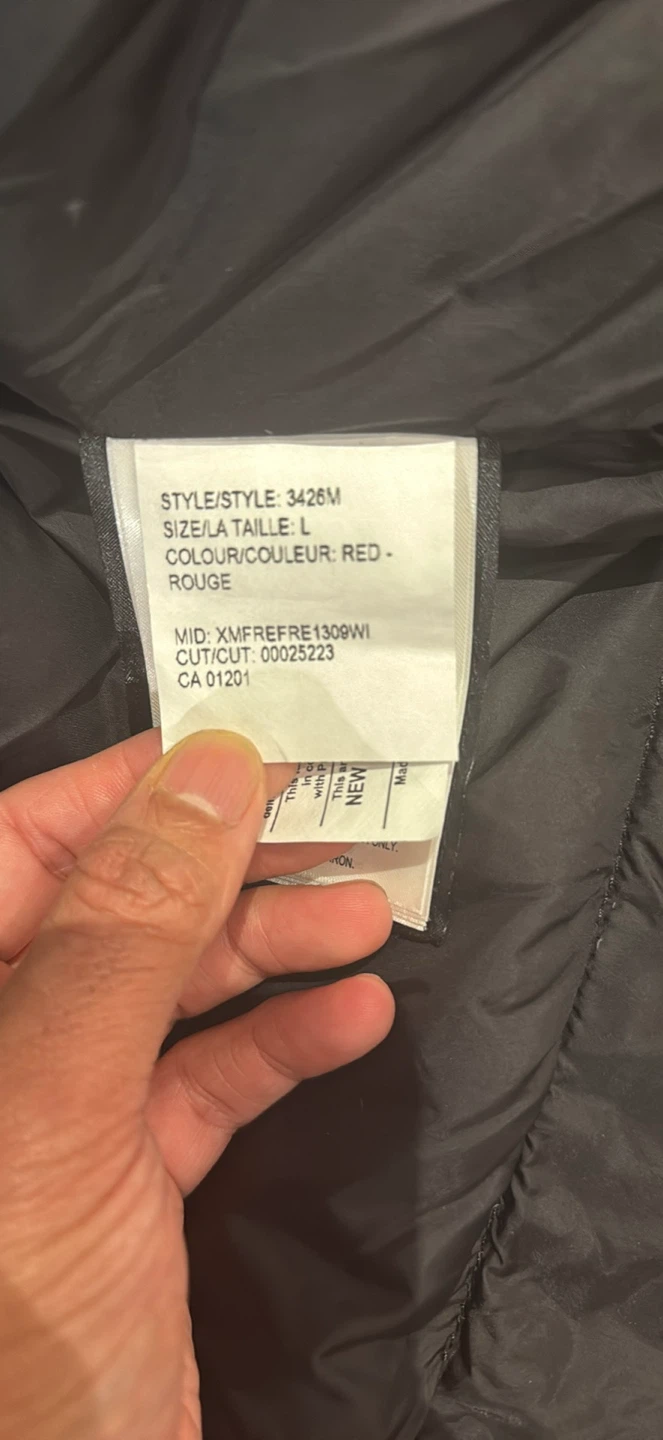 Canada Goose Red Parka - Size L - photo 4