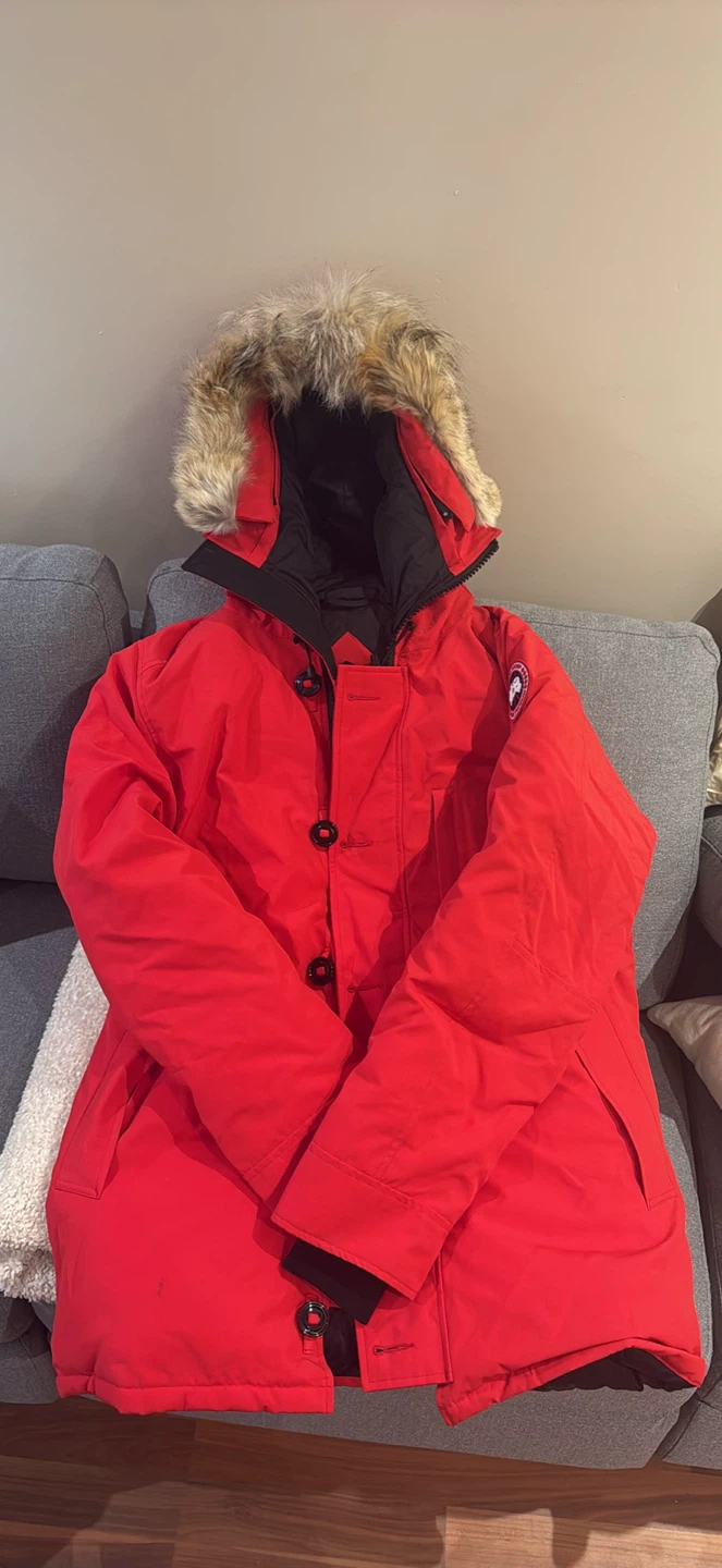 Canada Goose Red Parka - Size L