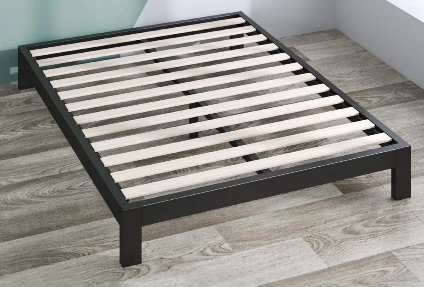 Minimalist low-profile bed frame (full size) image indicator(7)