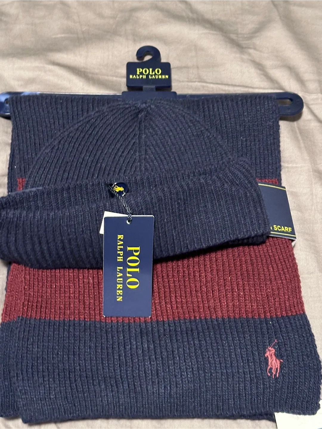 Brand new Polo Ralph Lauren Hat & Scarf Set image indicator(3)
