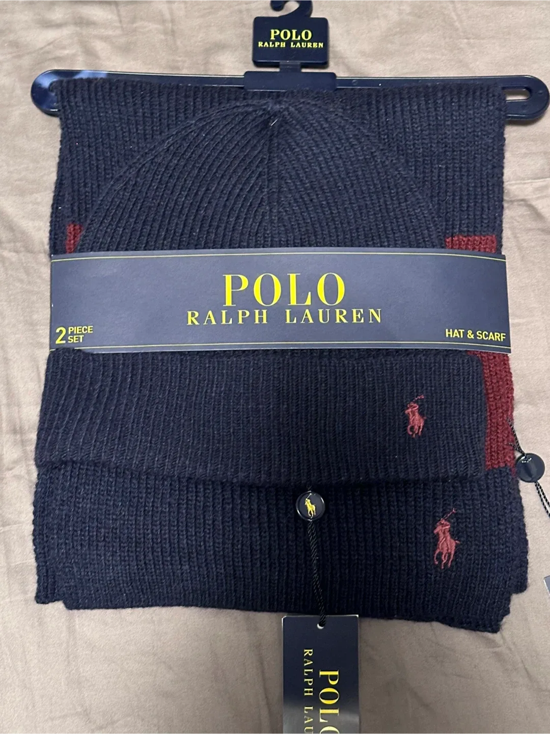 Brand new Polo Ralph Lauren Hat & Scarf Set