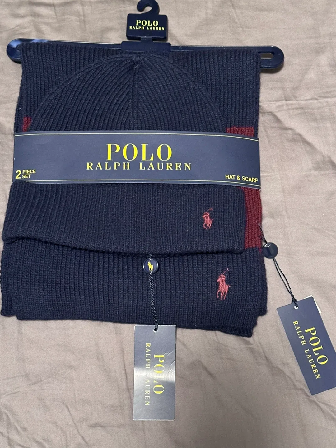 Brand new Polo Ralph Lauren Hat & Scarf Set image indicator(2)