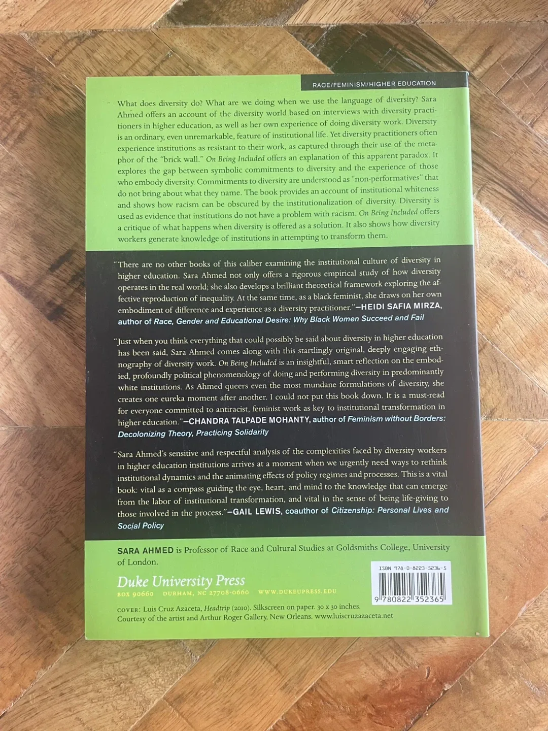 On Being Included by Sara Ahmed #Cleanout image indicator(2)